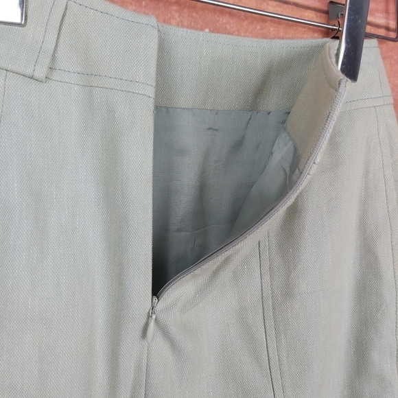 TRISTAN & Iseut linen suit midi pencil skirt fully lined Size 1 - Picture 5 of 7